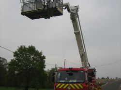 Aerial means of firemen