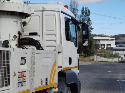 Antenne de détection de lignes électriques aériennes haute tension pour malaxeur et pompe à béton 