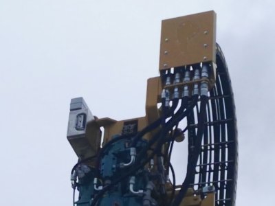 Antenne de détection-détecteur de lignes électriques aériennes haute tension-foreuse