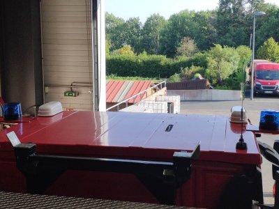 Antenne de détection-détecteur lignes électriques aériennes haute tension pour échelle pompier