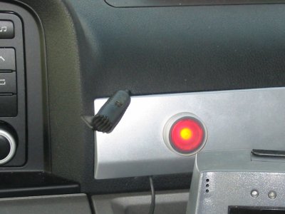 Boîtier de visualisation-détecteur de lignes électriques aériennes haute tension-benne